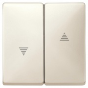 Клавиша 2-ая для кнопочного и клавишного выключателя рольставней System Design Merten бежевый