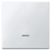 Клавиша 1-ая с подсветкой для клав/кноп. выключателей System Design Merten полярно-белый