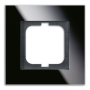 Рамка ABB Carat 1 пост черное стекло (1721-825)