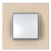 Рамка Unica Quadro 1 пост медь