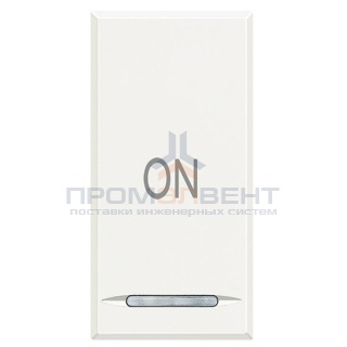 Axolute Клавиши с символами для системы автоматизации для 1 функции - 1 модуль, ON, цвет белый