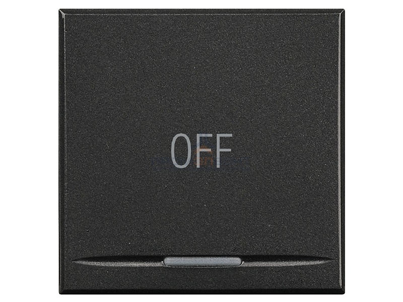 Axolute Клавиши с символами для системы автоматизации для 1 функции - 2 модуля, OFF, цвет антрацит