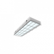 Светодиодный светильник "ВАРТОН" спортивный накладной 595*200*50мм 18 ВТ 4000К с защитной сеткой