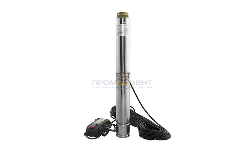 Насос скважинный Aquario ASP 1.8E-25-90 (однофазный, Hmax 32 м, Qmax 45 л/мин,кабель 25м)