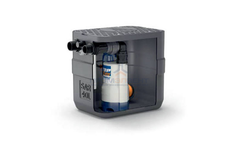 Установка канализационная Pedrollo SAR 40-TOP 1 - 0,25 кВт (Qmax 160 л/мин, Hmax 6 м, кабель 5 м)