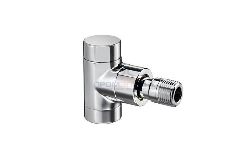 Вентиль на обратную подводку угловой Oventrop Combi E - Ду15 (цвет хромированный)