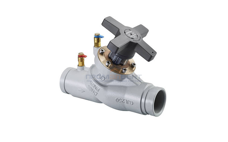 Вентиль регулирующий Oventrop Hydrocontrol VGC (25 бар) - Ду80 (с желобами 88,9 мм для соед.муфт)