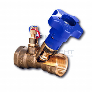 Клапан балансировочный Zetkama 221H - 1"1/4" (ВР/ВР, PN25, Tmax 120°C, Kv 12,15 м³/ч)