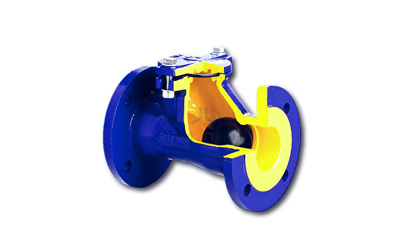 Клапан обратный шаровой Zetkama 400 D - Ду100 (ф/ф, PN16, Tmax 70°C, исполнение №55)