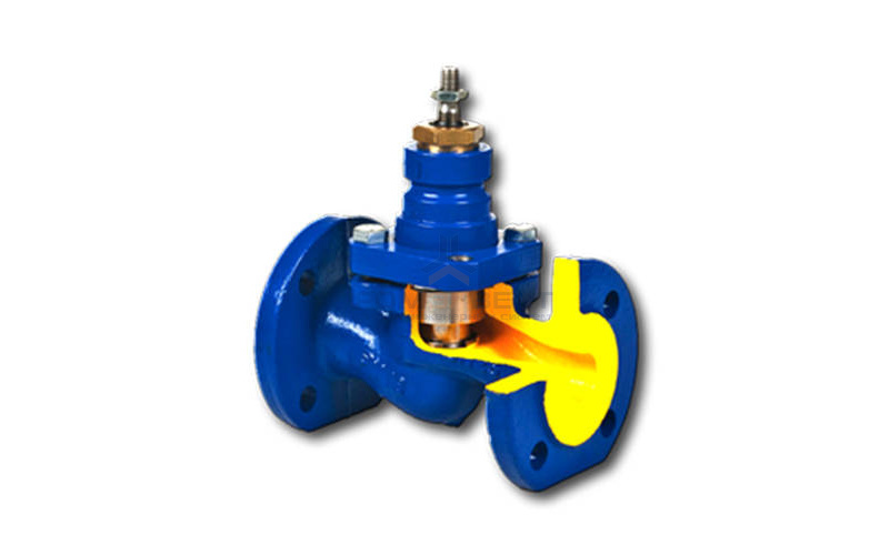 Клапан регулирующий Zetkama 227A - Ду32 (Ф/Ф, PN16, Tmax-150°C, серый чугун, исполнение №80-R)