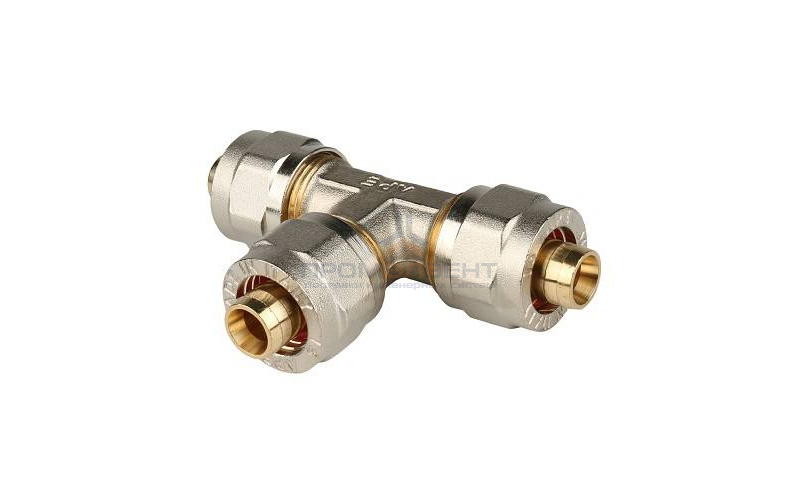 Тройник STOUT - 32 (винтовой, для металлопластиковых труб)