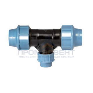 Тройник переходной UNIDELTA 1013 - 32 x 25 x 32 (винтовой, для труб ПНД)