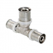 Тройник переходной VALTEC VTm.231 - 26 x 16 x 26 (прессовой, для металлопластиковых труб)