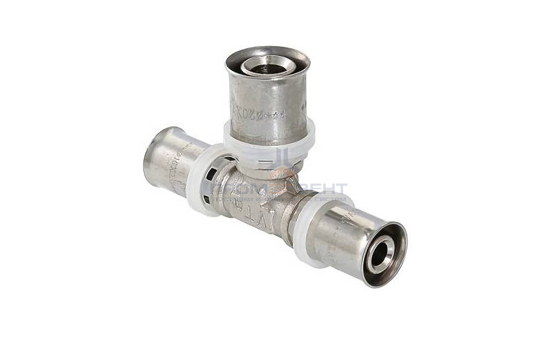 Тройник переходной VALTEC VTm.231 - 26 x 26 x 20 (прессовой, для металлопластиковых труб)