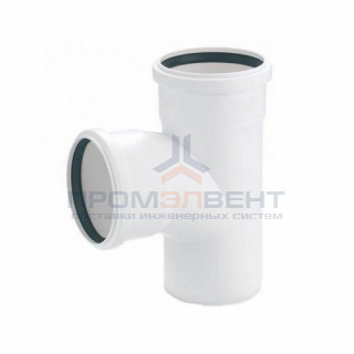 Тройник с отводом на 87° REHAU RAUPIANO PLUS - 75 (для системы внутренней канализации)