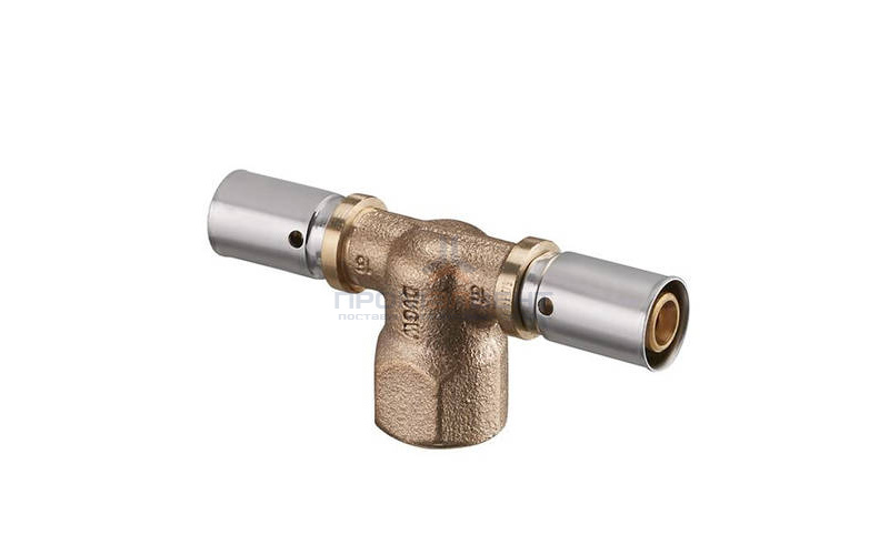 Тройник с переходом на внутреннюю резьбу Oventrop Cofit P - 26x3.0 x 1/2