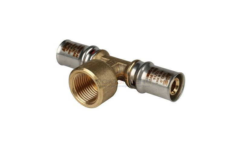 Тройник с переходом на внутреннюю резьбу STOUT - 26 x 3/4