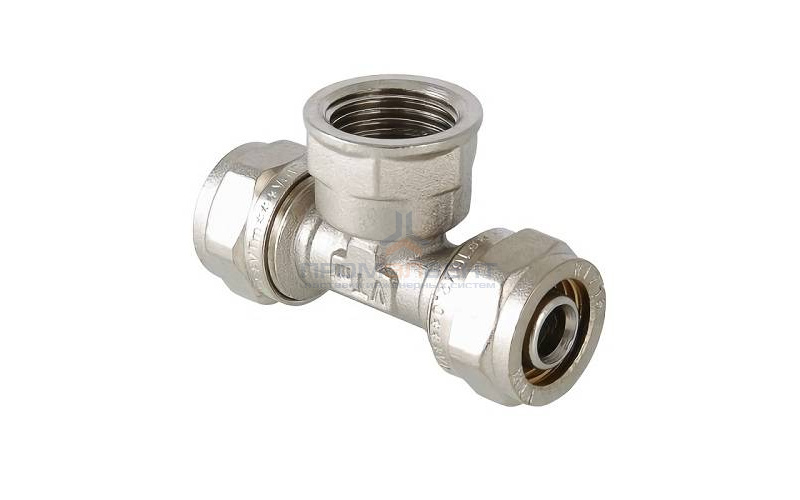 Тройник с переходом на внутреннюю резьбу VALTEC VTm.332 - 20 x 3/4