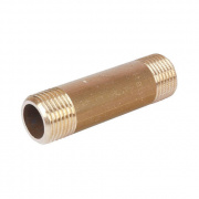 Удлинитель резьбовой STOUT - 3/4" длина 200 мм (НР/НР, латунь без покрытия)