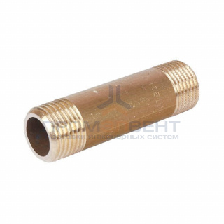 Удлинитель резьбовой STOUT - 3/4" длина 70 мм (НР/НР, латунь без покрытия)