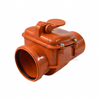 Клапан обратный для наружной канализации AQUER НПВХ - 160