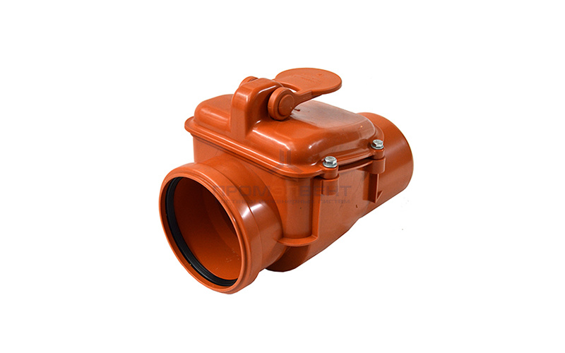 Клапан обратный для наружной канализации AQUER НПВХ - 50