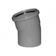 Отвод 15° СИНИКОН Standart - 110 (для системы внутренней канализации)