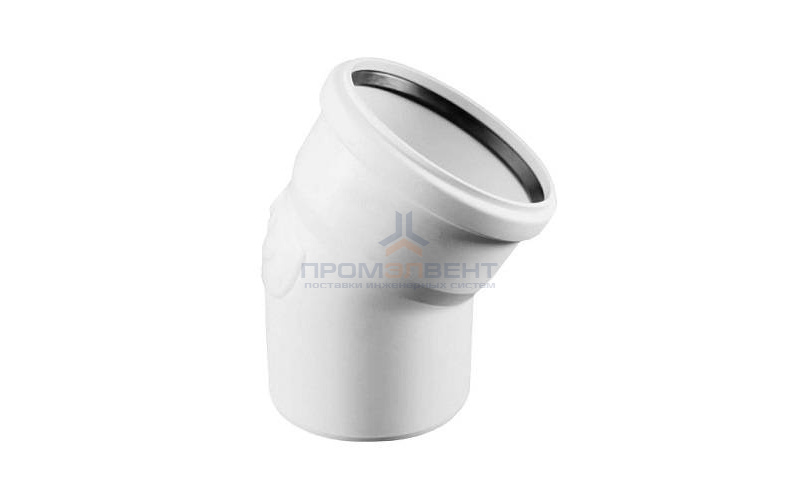 Отвод 30° REHAU RAUPIANO PLUS - 125 (для системы внутренней канализации)