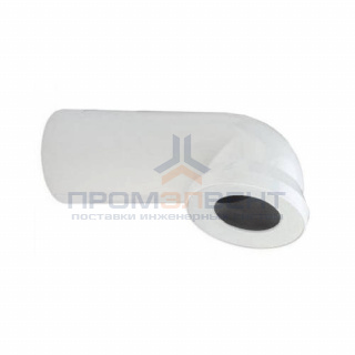 Патрубок для выпуска унитаза угловой 90° REHAU RAUPIANO PLUS - 90 (для внутренней канализации)