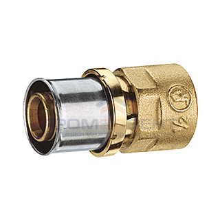 Переход на внутреннюю резьбу Giacomini RM109 - 32x3.0 x 1" (прессовой, для металлопластик.труб)