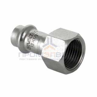 Переход на внутреннюю резьбу VALTEC VTi.902 - 35 x 1" (прессовой, для труб из нержавеющей стали)