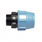 Переход на наружную резьбу UNIDELTA 1003 - 110 x 2" (винтовой, для труб ПНД, резьба пластиковая)