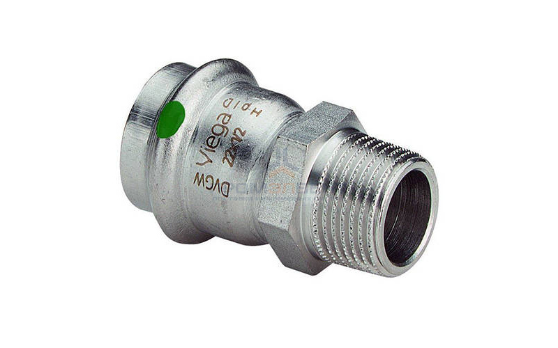 Переход на наружную резьбу Viega Sanpress Inox 2311 - 15 x 1/2