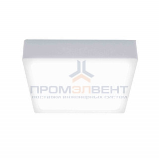 06-66 Светодиодная панель накладная квадр. 220В, 12Вт, CRI:80Ra, 960Лм, 120*120 мм,  алюминиевый корпус, встроенный изолированный драйвер, 6500K