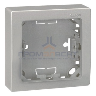 Рамка 1 пост 75х75 мм Simon 73 Loft, алюминий