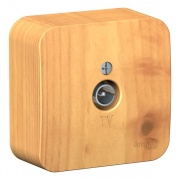 Розетка ТВ Blanca Schneider Electric ясень изол.пластина