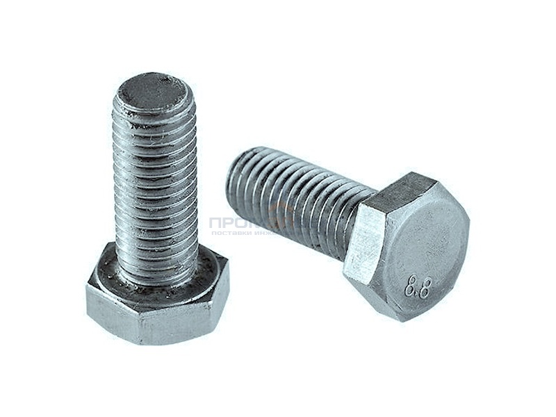Болт М6х25 с шестигранной головкой оцинкованный DIN933