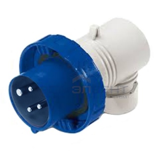 Вилка кабельная угловая DKC Quadro IP67 32А 3P+E 400В