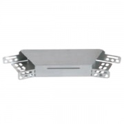 Поворот 45° плоский с крышкой для лотков 100х200 ИЭК