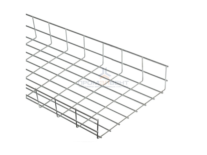 Лоток проволочный 100х200х3000 ИЭК толщина проволоки 4мм ГЦ