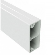 Мини кабель-канал с перегородкой DKC TMC 40/2x17 белый (кабельный короб)