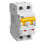 Автоматический выключатель ВА 47-60 2Р 40А 6 кА характеристика С ИЭК (автомат)