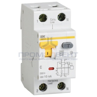 Дифференциальный автомат АВДТ 32 B16 10мА ИЭК