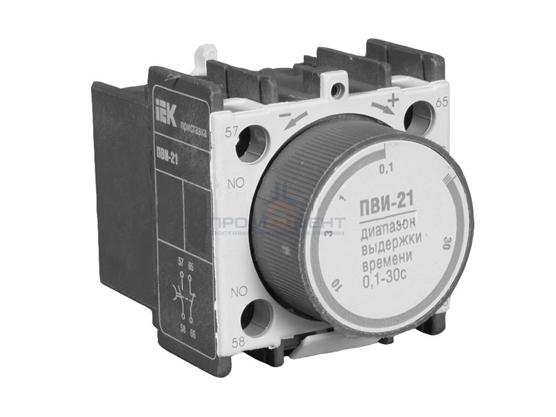 Приставка ПВИ-21 задержка на выключении 0,1-30сек. 1Н.З+1Н.О ИЭК