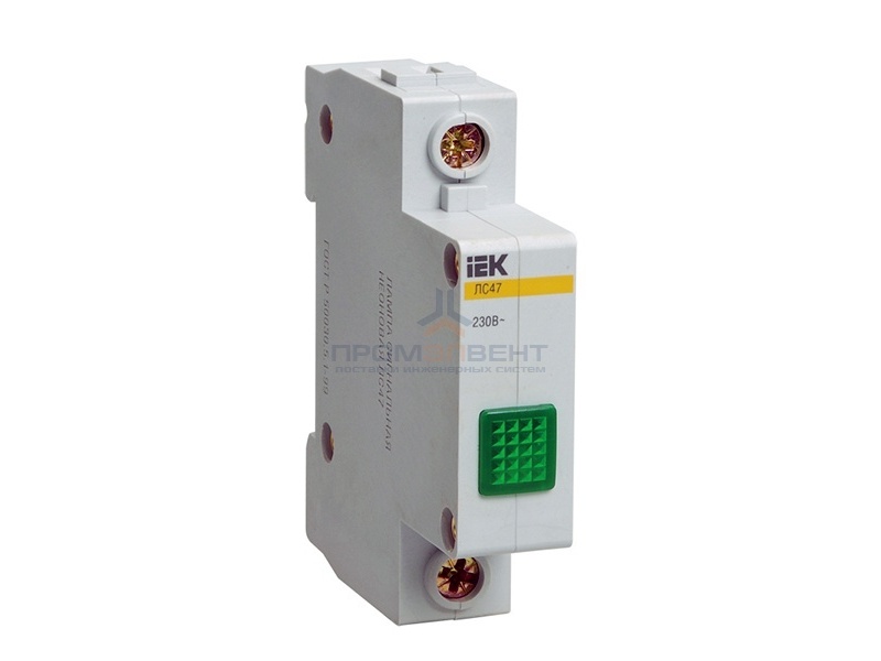 Сигнальная лампа ЛС-47 220В зеленая (неон) ИЭК