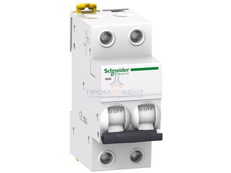 Автоматический выключатель Schneider Electric Acti 9 iK60 2П 6A 6кА C (автомат)