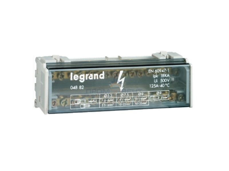 Модульный распределительный блок Legrand (2х15) 30 контактов 125A