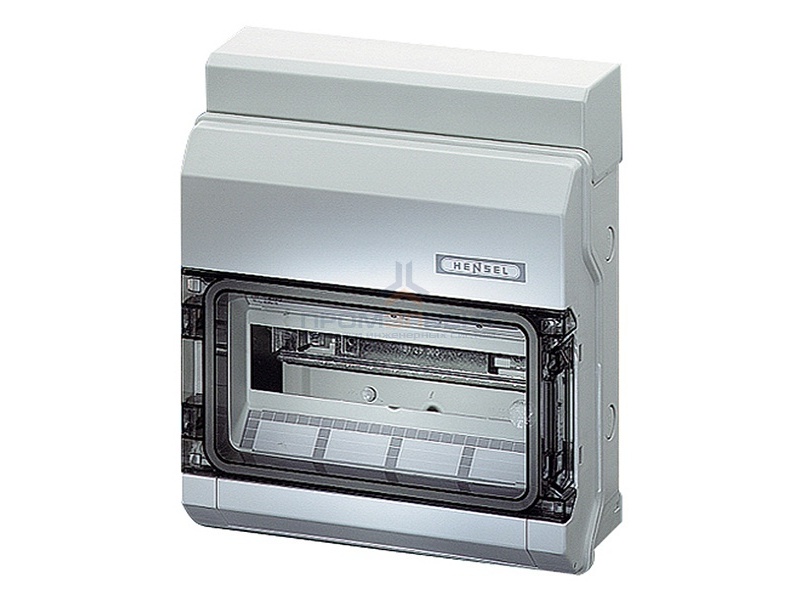 Щит распределительный Hensel KV 1512 на 12 модулей IP54 с клеммой PE+N, 333х295х129мм