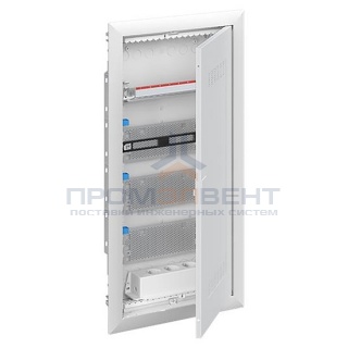 Шкаф мультимедийный с дверью с радиопрозрачной вставкой UK648MW (4 ряда)