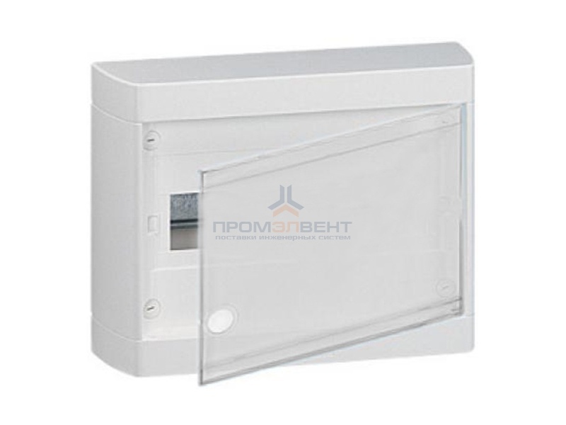 Щит Legrand Nedbox накладной на 12 (+1) модулей с шинами N+PE с белой дверью